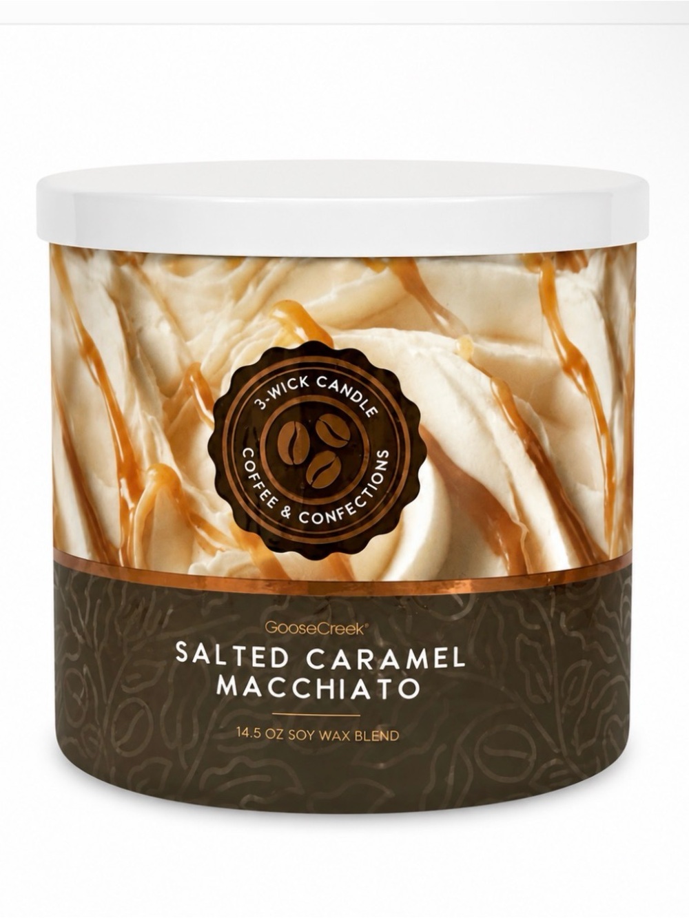 Goose Creek Salted Caramel Macchiato 3-Wick Candle